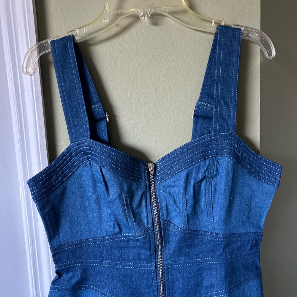 NWT Betsey Johnson Denim Dress - Picture 6 of 8